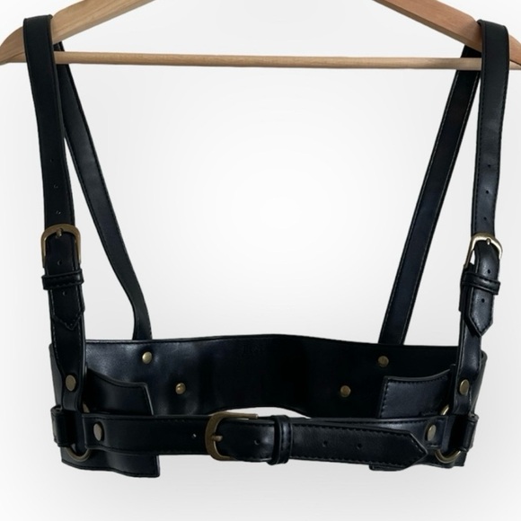 DISTURBIA Maeve Western Brass Harness Size S/M - Picture 5 of 10